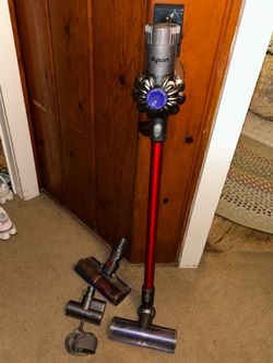 Dyson vacuum — brand new battery & filter! Comes with attachments and charger. Pick up in Pacific Grove, CA.