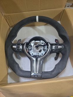 Mercedes BenW212 E-Class S-Class Steering Wheel Classic Sports Design Heated Perfect Replacement Part Carbon fiber