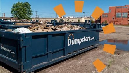 Heavy Duty Waste Storage Box Cleanout Disposal Container - 15 yard