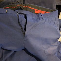 Mens High End Dress Pants And Suits Hugo Boss DKNY Calvin Klein Genuine Leather Coat Men’s