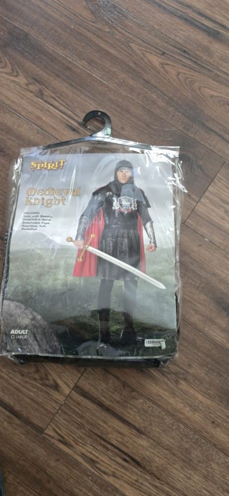 Adult medieval knight With Sword