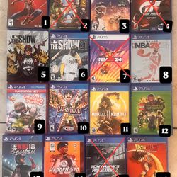 PS4 and PS5 Games 