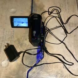 JVC GZ-E10VU  Full HD AVCHD Camcorder With A Charger (No Memory Card) works