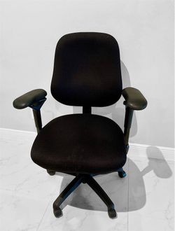 ErgoGenesis BodyBilt Big & Tall Model J2509 High-Back Black Office Stretch Task Chair  