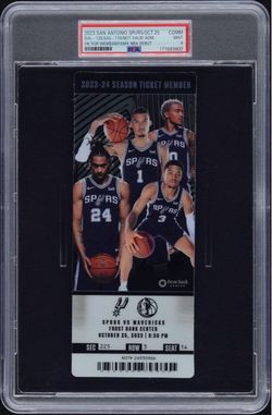 2023 Wemby Season Ticket Debut PSA 9