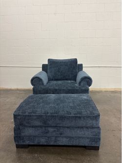 Chair and ottoman