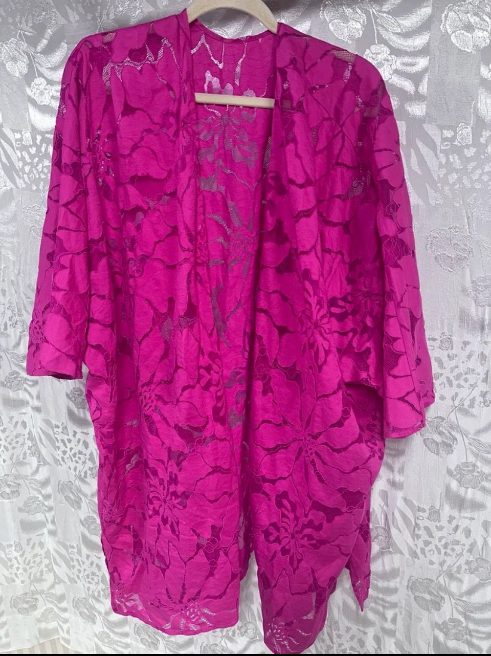 Women Anne Klein Lace Kimono