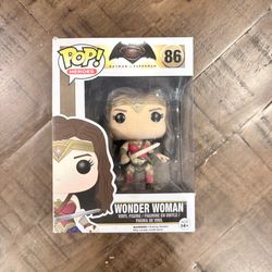 Funko Pop DC Batman v Superman #86 Wonder Woman,  Vaulted NIB Vinyl Figure