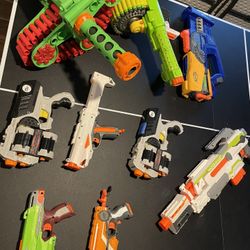 Lot of Nerf Guns