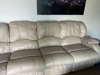 Large Leather Sofa