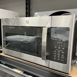 Microwave Over The Range, 30’ GE Stainless Steel New Scratch Dents