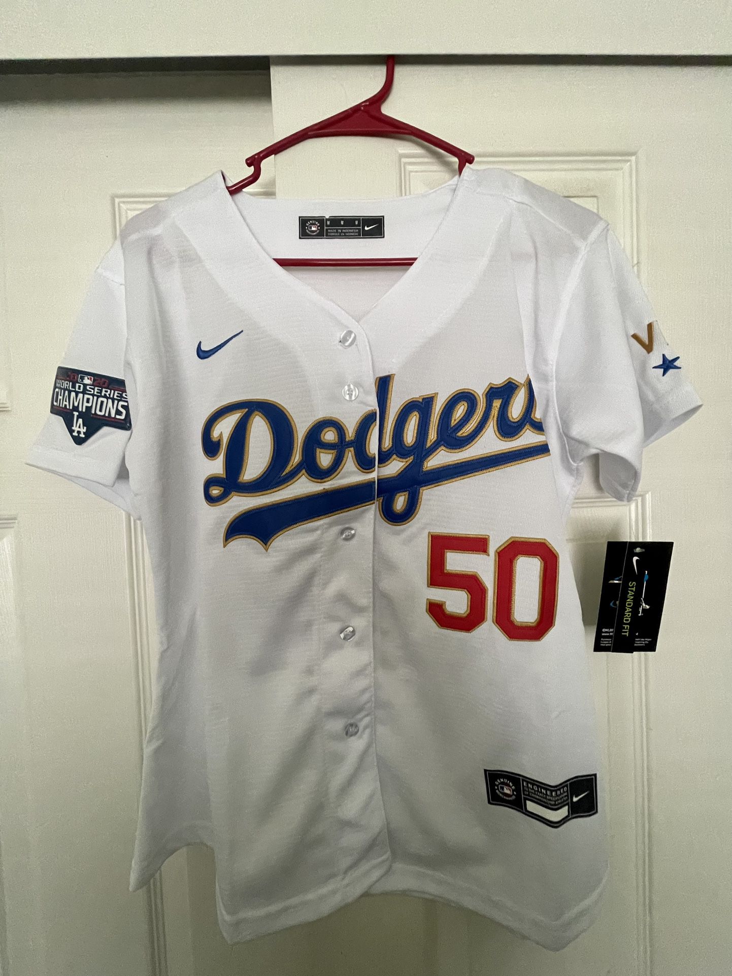 Los Angeles Dodgers Kookier Betts Women Jersey (MEDIUM) for
