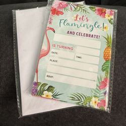 Flamingo Party Invitations 🦩 