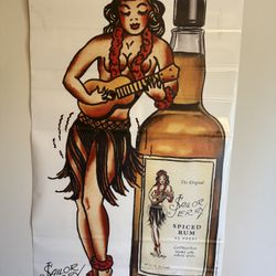 New Sailor Jerry Hula Girl Window Decal