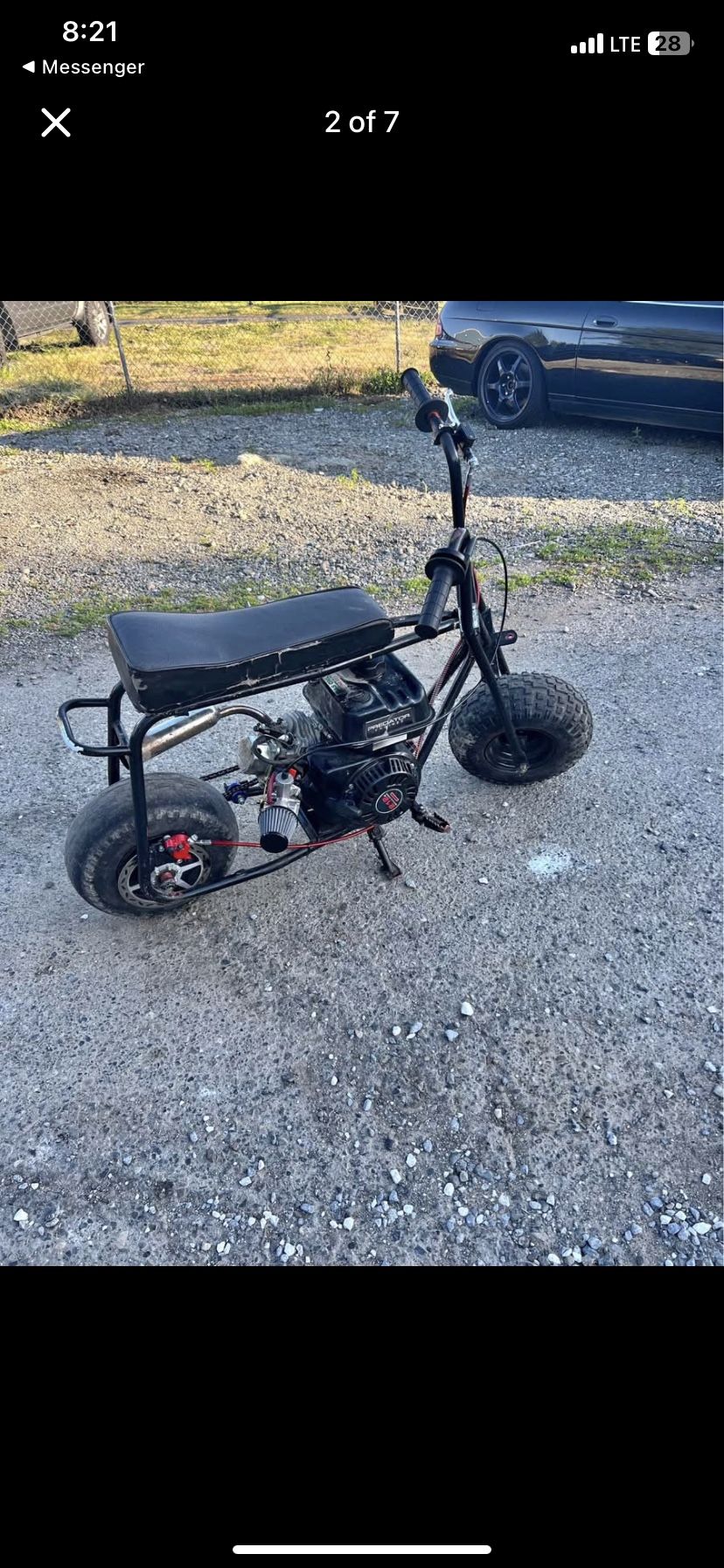 2026 Mini bike 212cc Doodle Bug