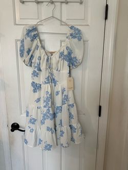 Eden + Ember Floral Tiered Mini Dress