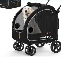 NEW PET STROLLER FOR LARGE DOGS PAWZIDEA