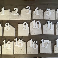 Table numbers