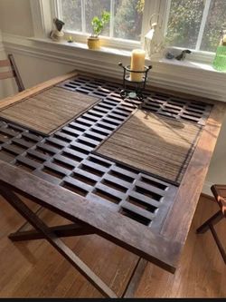 Solid wood Fold-Up  Kitchen Table