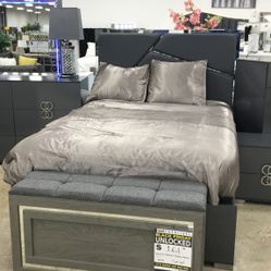 6pcs Queen Bedroom Set