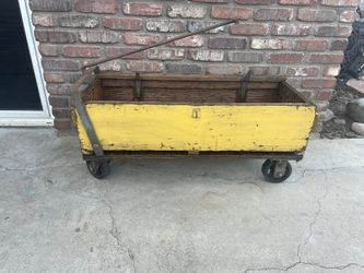 Old Vintage Wooden Wagon