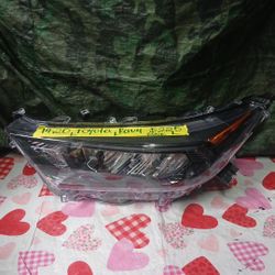 2019-20  Toyota Rav4 Left Black Headlight 