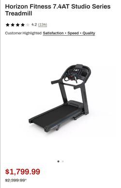 Horizon treadmill