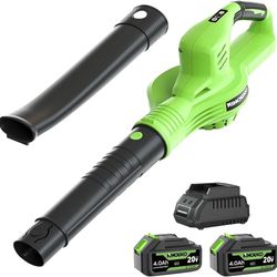 Ninouko 20V cordless leaf blower kit.