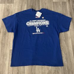 Dodgers T-Shirts New With Tags Size 2XL Old Stock 