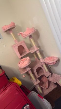 Pink cat Condo