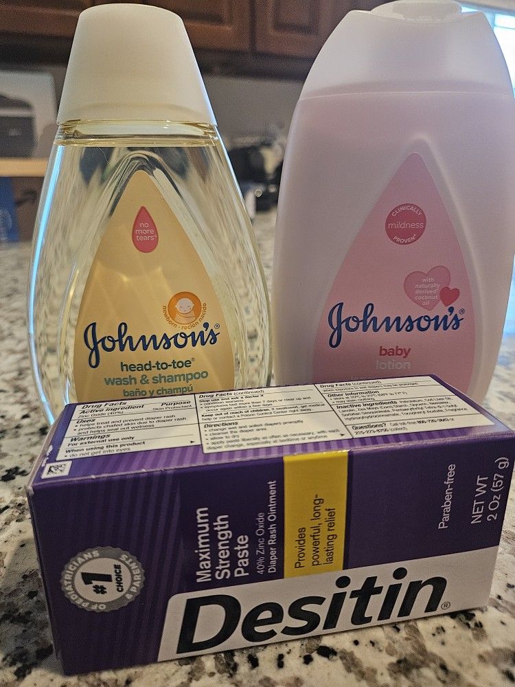 *pending Pickup*Baby Shampoo, Lotion & Diaper Balm 