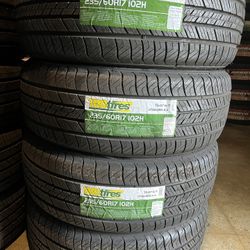 New Tires 235/60/17 Set Of 4 Tbb Installed And Balanced Set De 4 Llantas Nuevas Instaladas Y Balanceadas