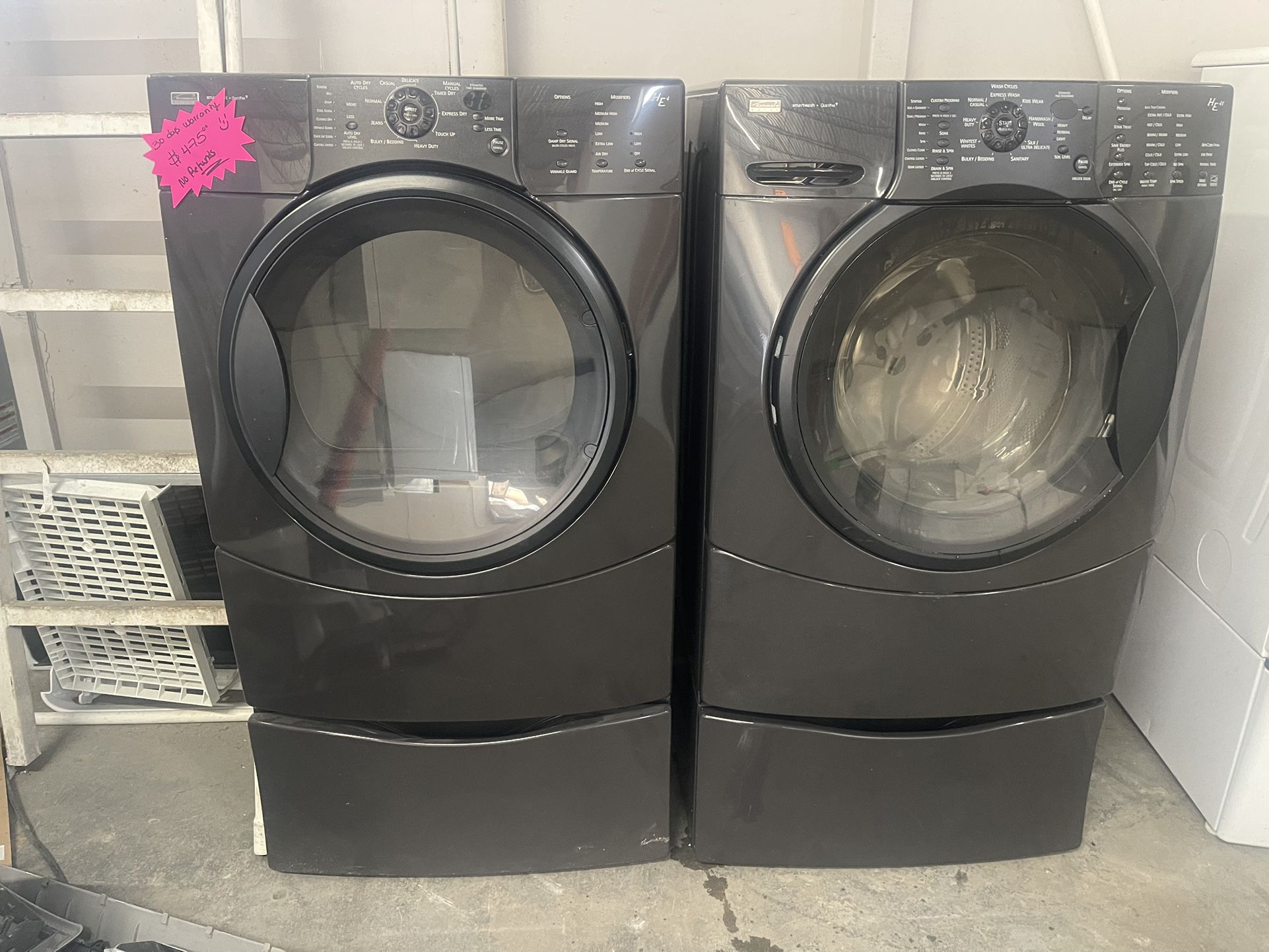 Kenmore Front Load Washer And Electric Dryer Set