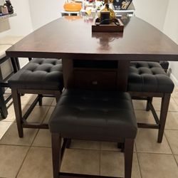 High Top Dining Room Set For 6 