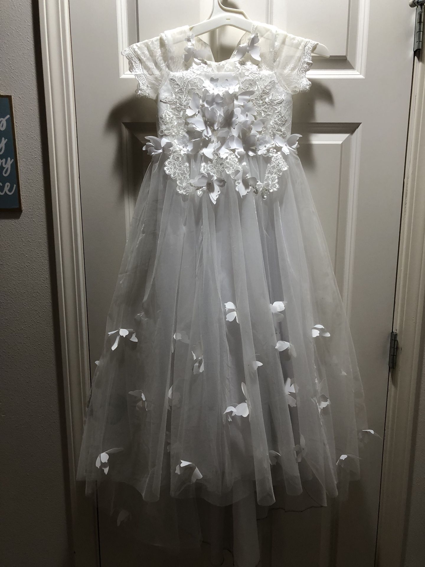 Girls Flower Girl Or Photoshoot Dress 