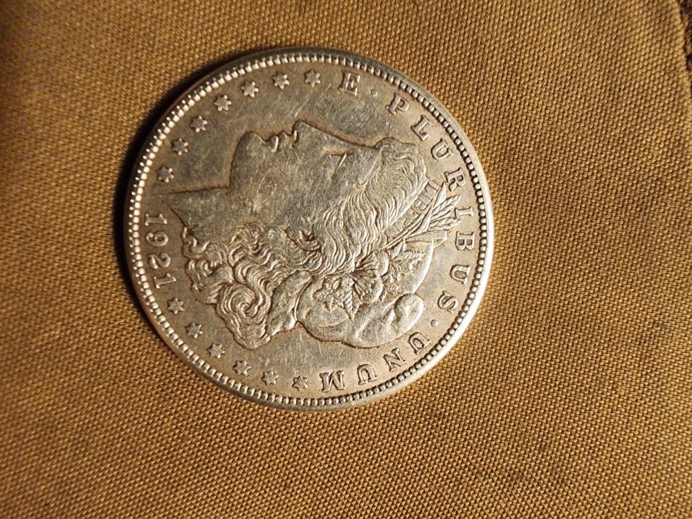 1921 Morgan Silver Dollar "S"