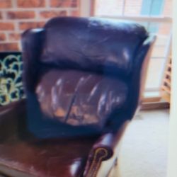 Burgundy Recliner