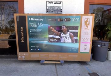 100 Hisense smart 4K QLED HDR MINI LED 120HZ TV