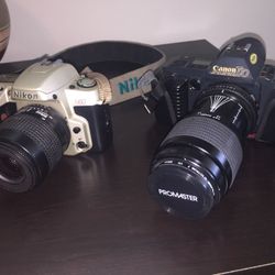 Nikon N60 and Canon T70