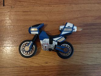 Vintage 1996 Power Rangers Zero Blue Ranger Jet Cycle III Motorcycle Bike Bandai