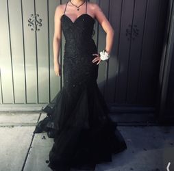 Mermaid gothic dress
