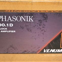 🚨 No Credit Needed 🚨 Alphasonik 6000 Watt Power Amplifier Mono Subwoofer System With Bass Knob🚨 Payment Options Available 🚨