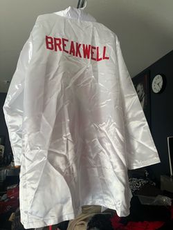 Breakwell White Satin Boxing Robe.     Make offer