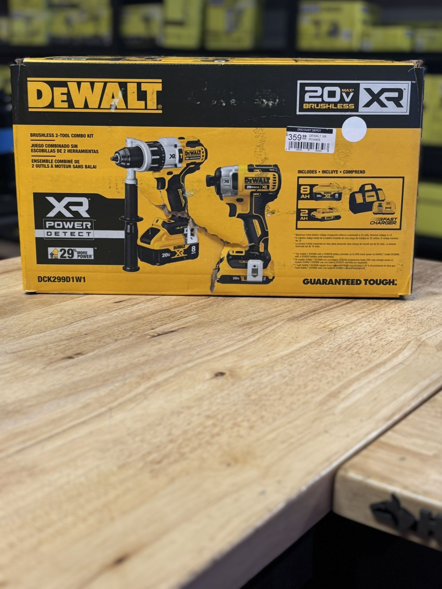 DEWALT XR POWER DETECT Tool 20 Volt Max Brushless Power Tool
