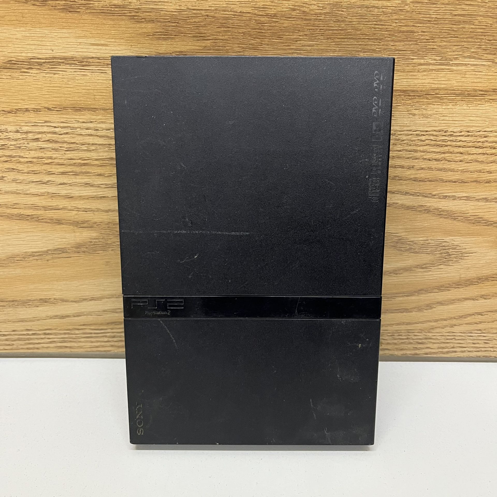 Sony PlayStation 2 PS2 Slim SCPH-70012 Black Console For Parts Or Repair