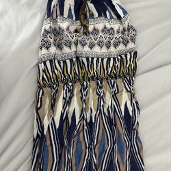 Summer Beach Pattern Dress