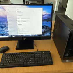 HP Pavilion Slimline Desk Top Computer 