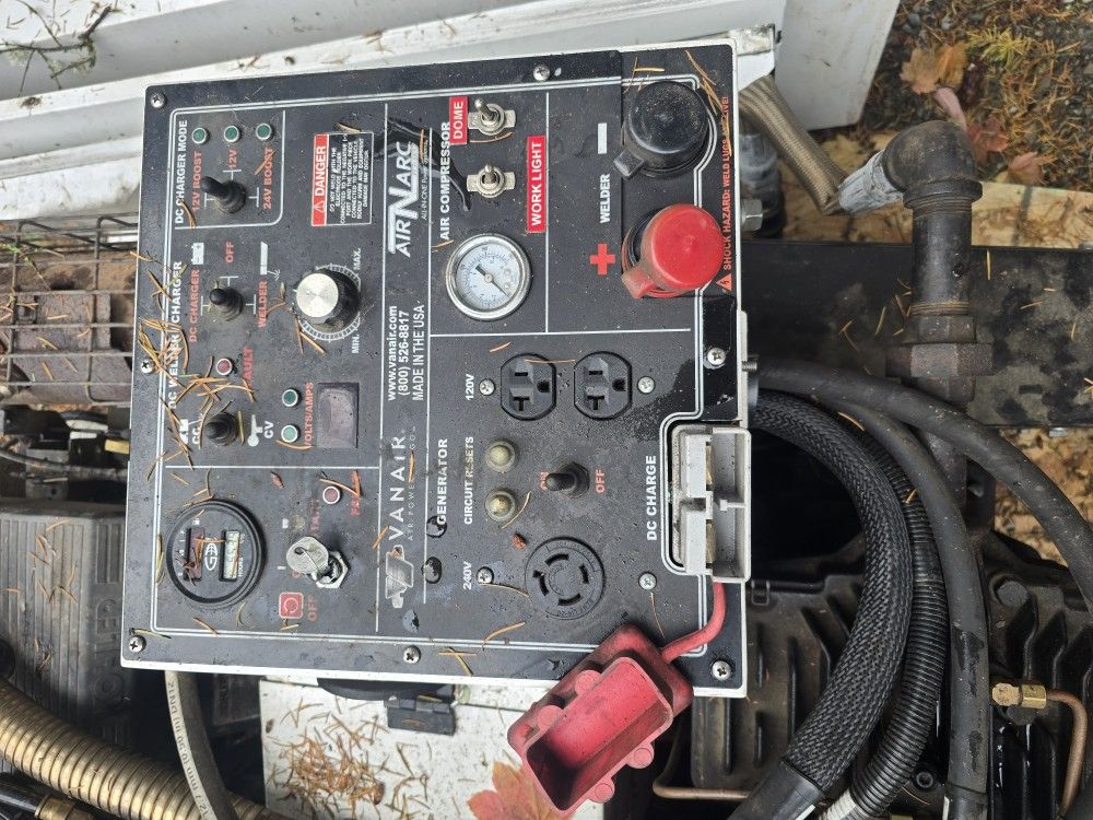 VANAIR Air N Arc Combo Unit – Welder / Generator / Air Compressor (Kohler 25HP EFI)