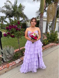 Sherri Hill Lilac size 14 dress