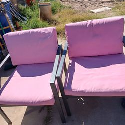 OutDoor Chairs.With Cushion